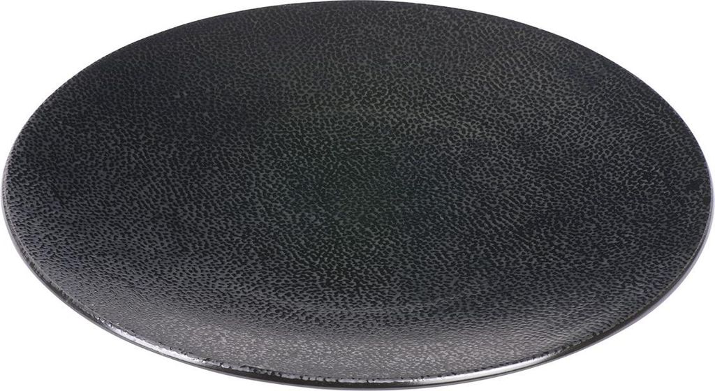 Kaori Platte Rochen-Optik schwarz / metallic, D 34,5 cm, Produktbild 