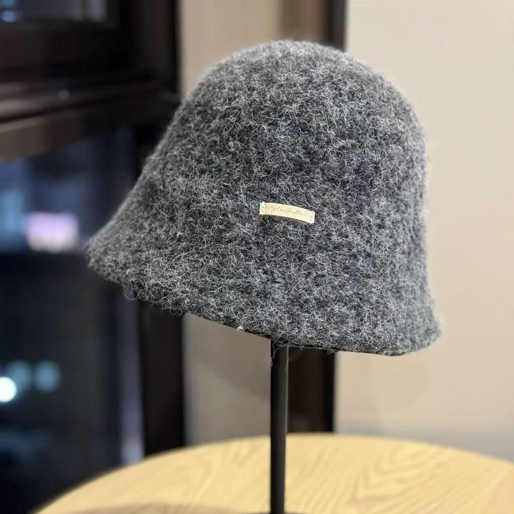 INF Herbst & Winter Fischerhut - Vielseitiger Bucket Hat, Atmungsaktiv & Warm Grau