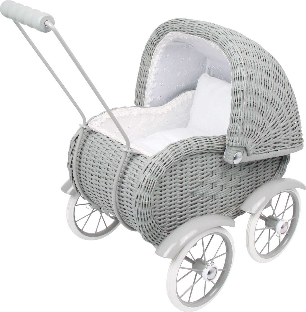 Puppenwagen Vintage grau Produktbild 