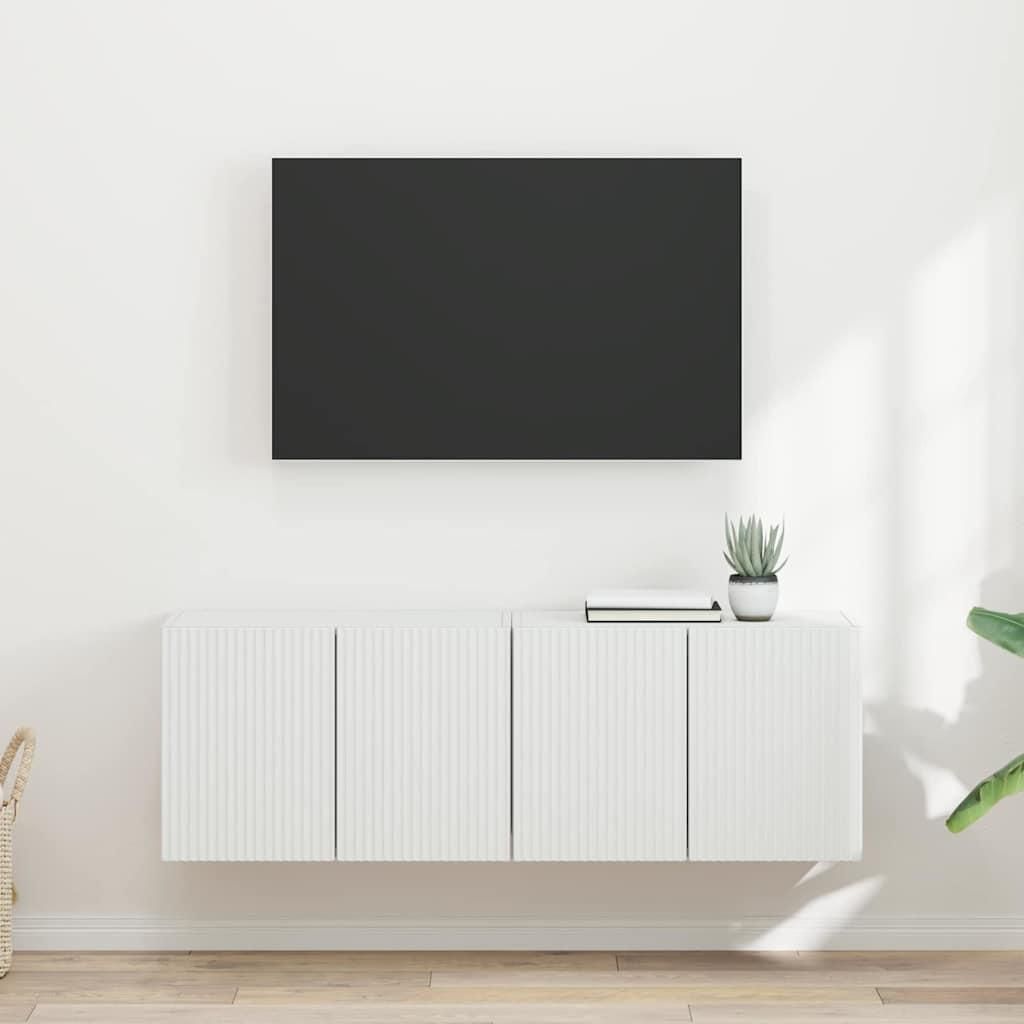 Maison Exclusive - TV-Wandschrank 2 pcs Weiß 59,5 x 31 x 40 cm Holzwerkstoff
