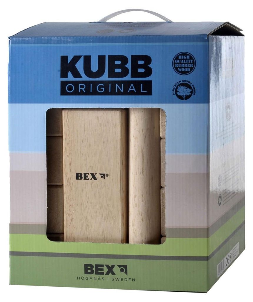 Bex Kubb Viking Original Gummiholz - Blanco King Produktbild 