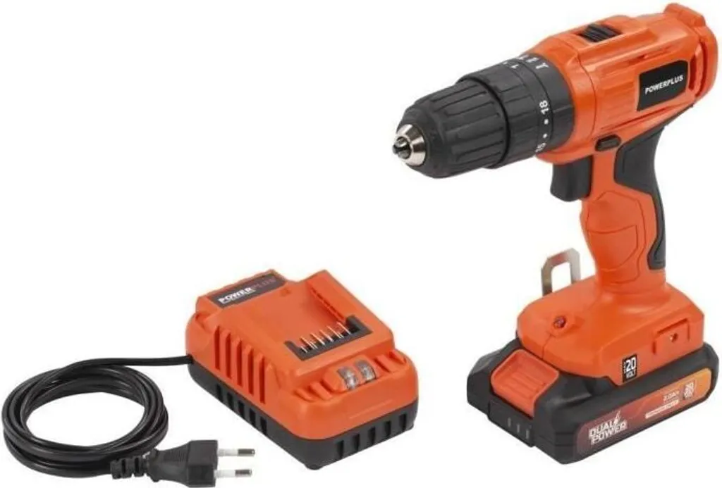 OFFERTA Trapano Avvitatore Dual Power 20V POWDPO1110 + Kit Batteria