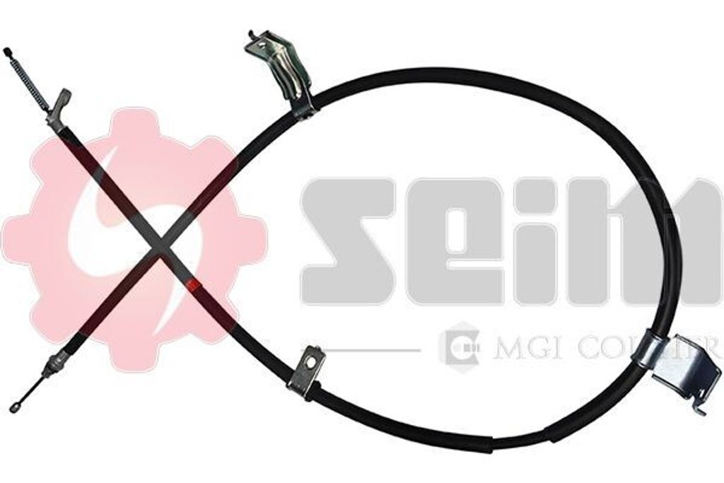 SEIM Handbremsseil Seilzug Feststellbremse für NISSAN Qashqai / Qashqai +2 I (J10, NJ10) Hinten Links 555079