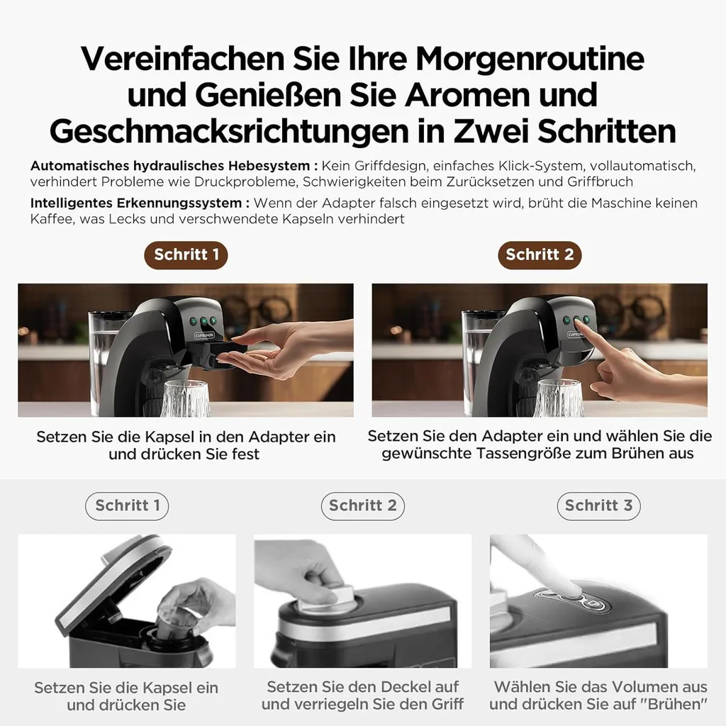 Machine à café compacte 5 en 1 idéale pour bureau et petits espaces 5en1 - 9