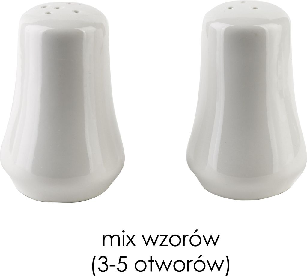 Gewürzstreuer-Set Porzellan MONDEX BASIC Kompaktgröße Weiß 2-tlg.