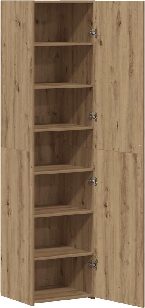 SYFAX Highboard 2 pcs Artisan-Eiche 45 x 42,5 x 185 cm