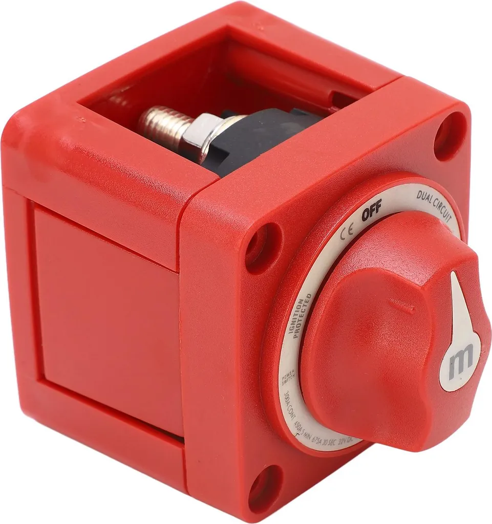 Coupe-circuit batterie étanche IP66 avec bornes en cuivre 300A DC 32V