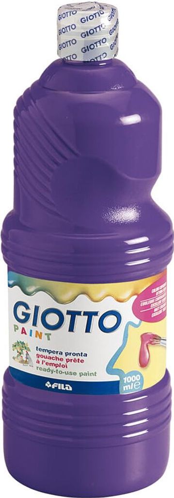 Giotto Tempera Violett 1000 ml Gebrauchsfertige Malfarbe Extra Qualität