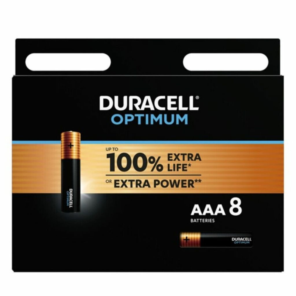 DURACELL Batterie Optimum AAA MN2400/LR3 8er Blister Zdjęcie produktu 
