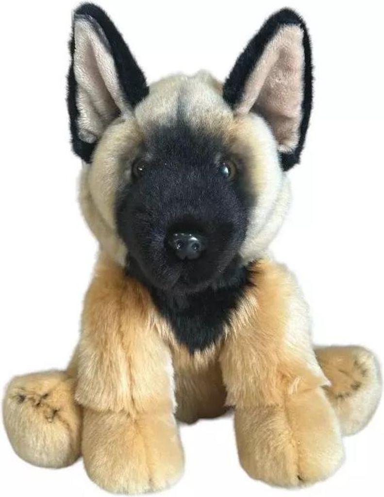 Mascotte de Berger Belge Assis DUBI - 28cm Image du produit 
