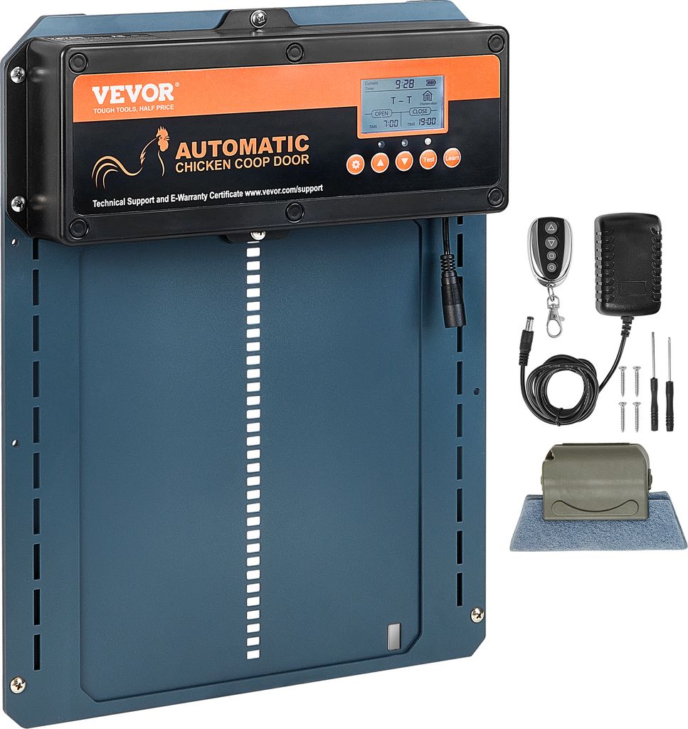 VEVOR Automatische Hühnerstall 21x26cm Türgröße Produktbild 1