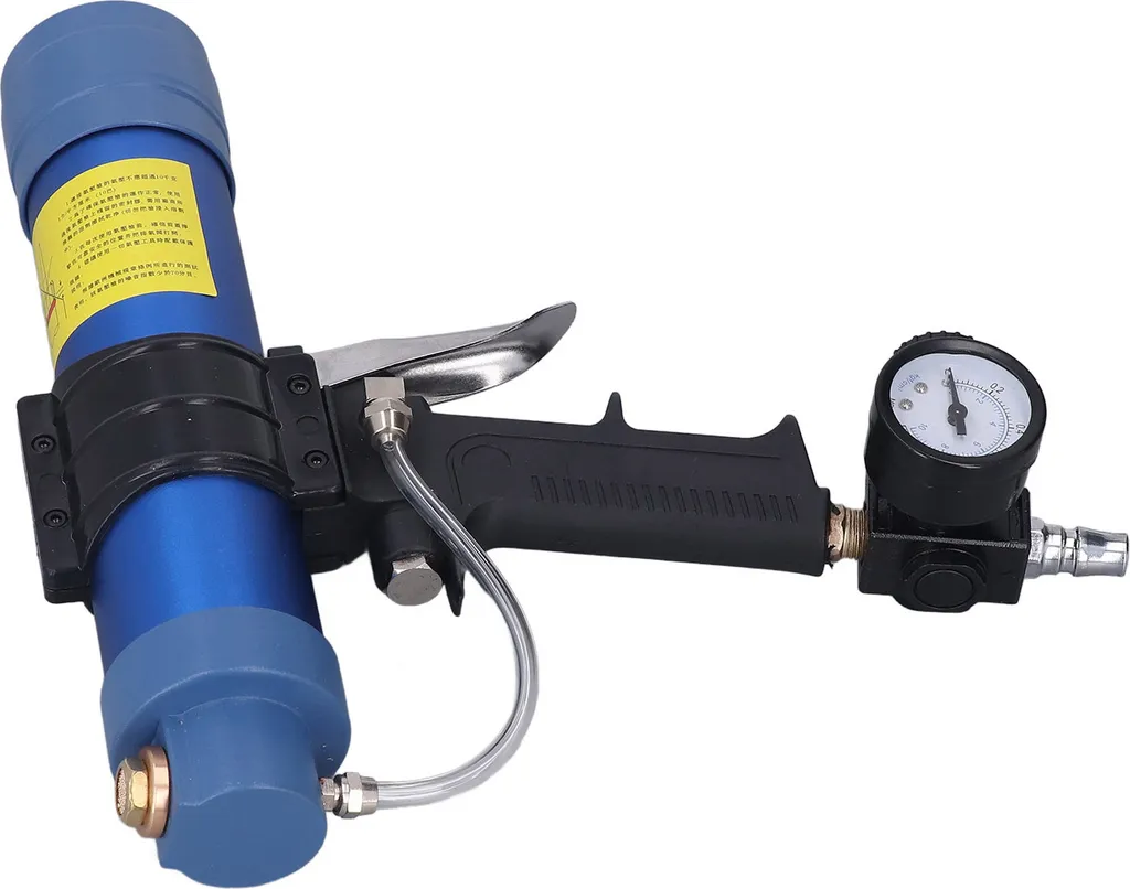 Pistolet pneumatique 310ml pour verre avec manomètre haute précision