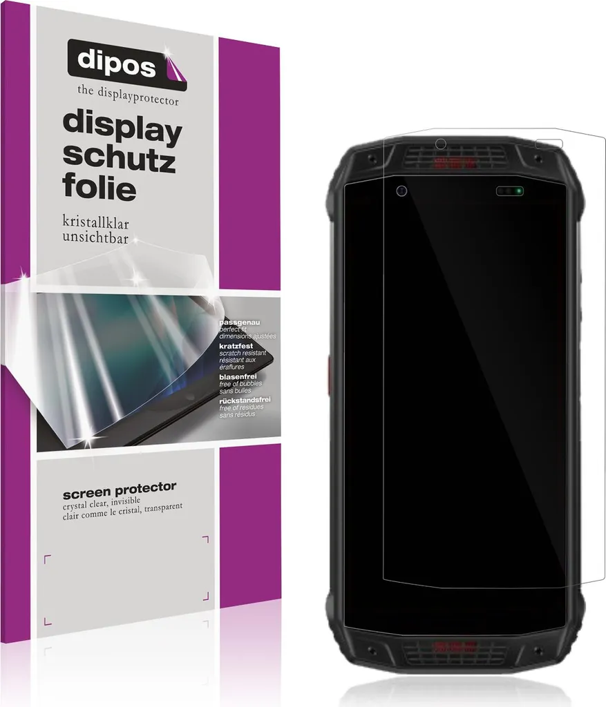 4x Screen Protector Ulefone Armor 15 | Dipos Pellicola Trasparente Resistente