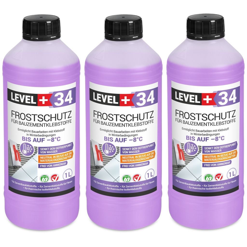 Frostschutz 3L Zusatzmittel für Fliesenkleber Bauzementklebstoffe, Zementkleber RM34