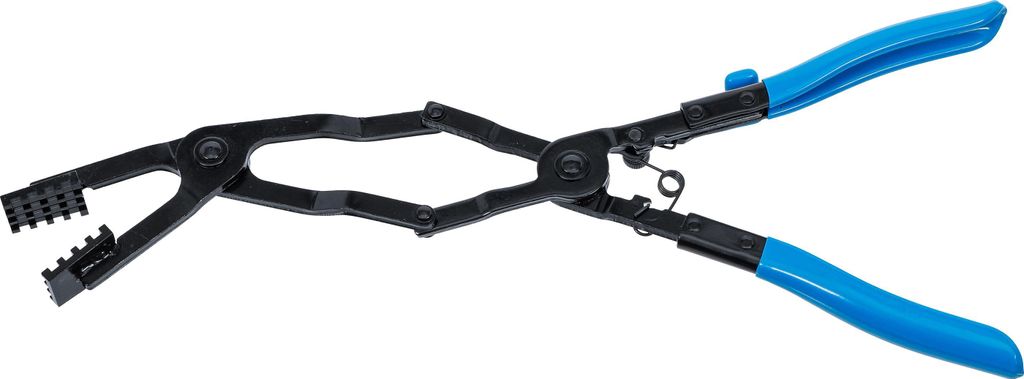 BGS 71006 Doppelgelenk-Schlauchklemmenzange, abgew inkelt, 0 - 50 mm, 430 mm