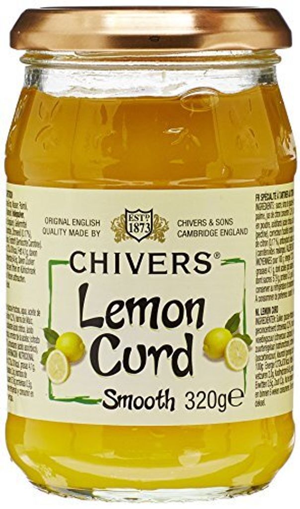 A jar of Chivers Lemon Curd.