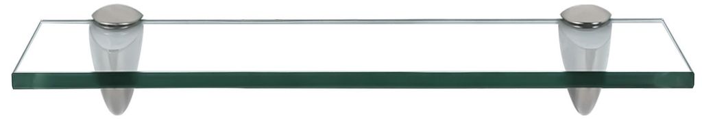 Vigevee skleněná polička do koupelny 40 x 10 cm, čiré sklo, Obrázek produktu 
