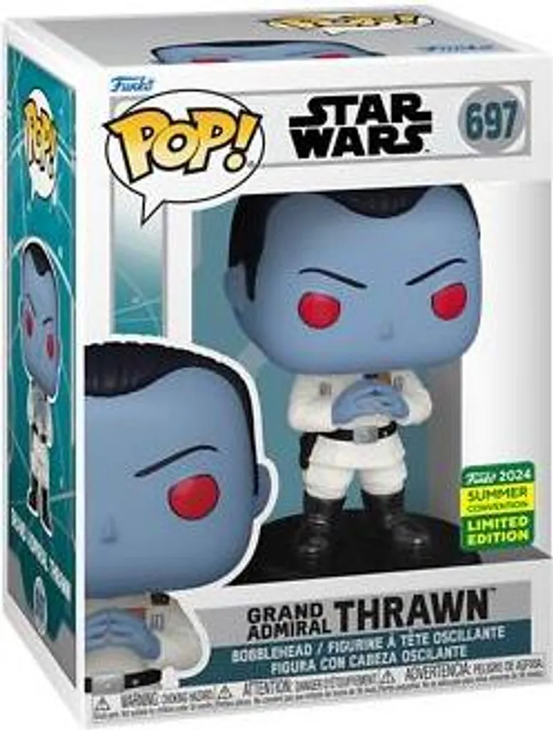 Figurine Funko POP Star Wars Thrawn 697 Idéale pour Déco et Collection