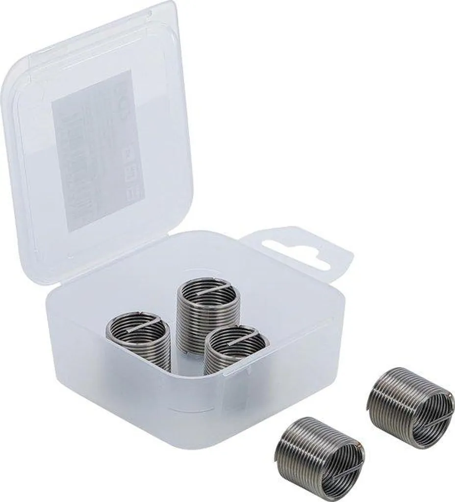 Fil de réparation M18 x 15 mm en acier inoxydable argenté pour filetage