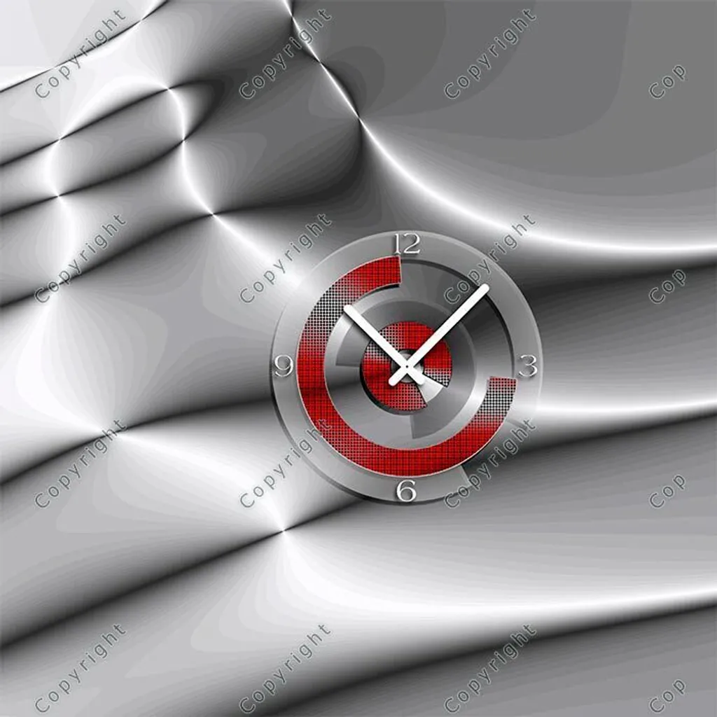 Orologio Muro Dixtime 5033 50x50 Design Moderno per Interni