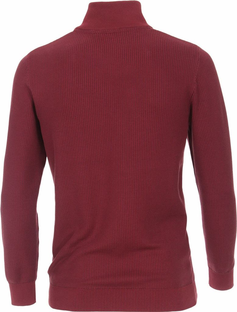 29816 Casamoda, , Herren Troyer Pullover Pulli, Mittelstrick, bordeaux, L