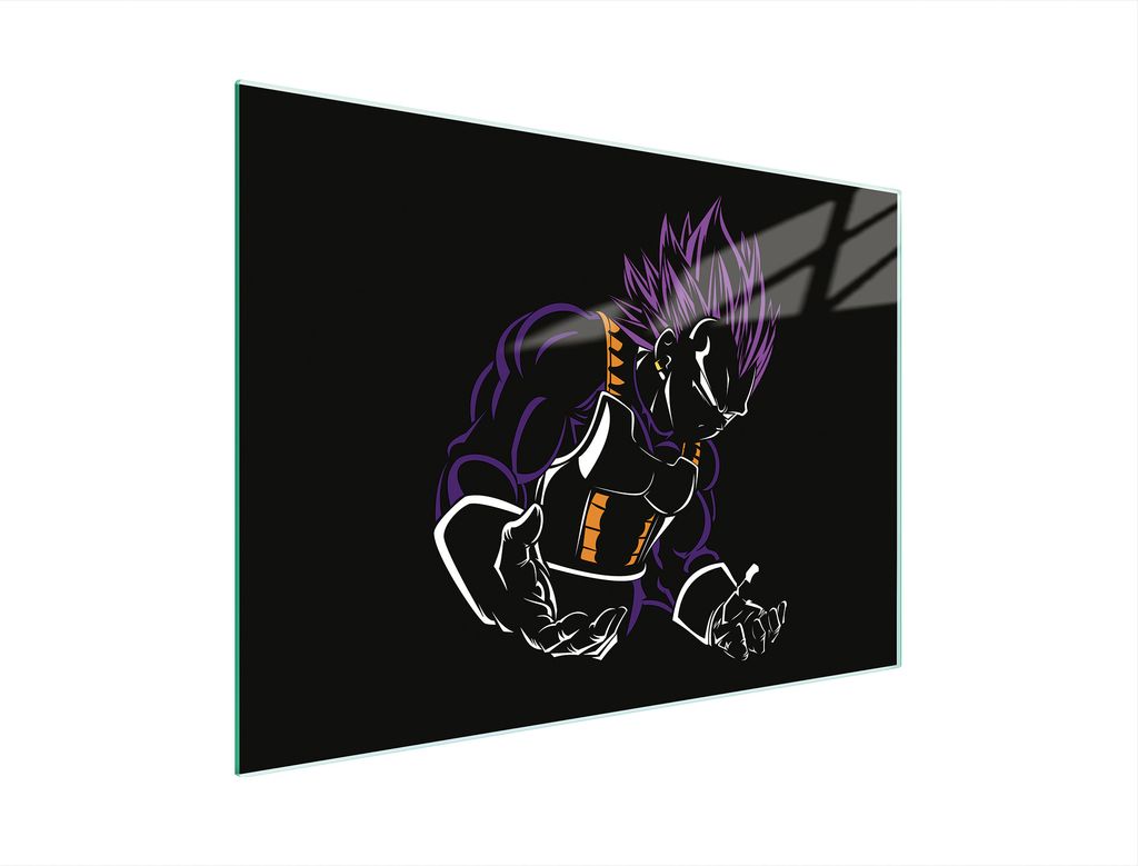 Schneidebrett Herdabdeckplatte Multiglasschneidplatte 30x22 cm Anime Violett