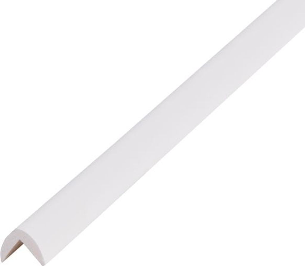 Alberts Eckschutzprofil, PVC geschäumt, weiß, LxBxH 2600x19x19 mm 434069