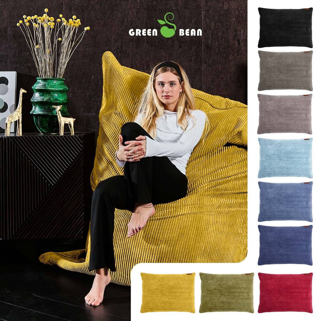 Green Bean® XXL Riesensitzsack "Square" aus Cordstoff 370 Produktbild 