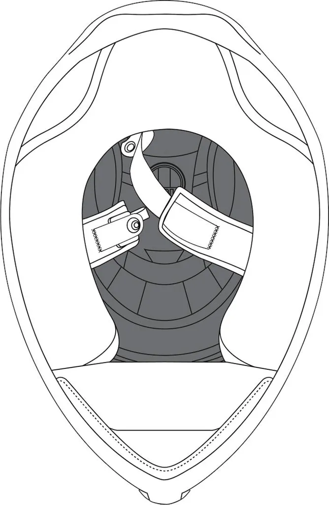 Mousses Intérieures AGV K-6 S pour Casque Intégral en Noir Taille M