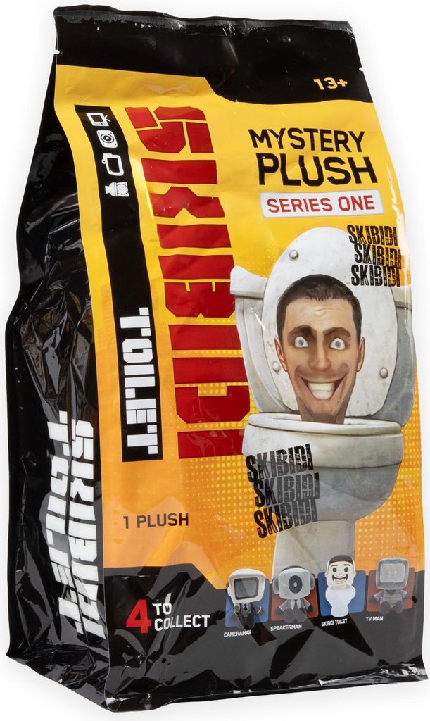Skibidi Toilet Mystery Plush, Postavička, 13 rok/roky Obrázek produktu 