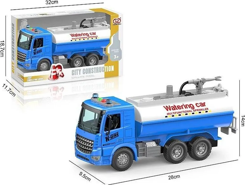 Camion citerne jouet 1:16 - Wagon de transport avec portes fonctionnelles