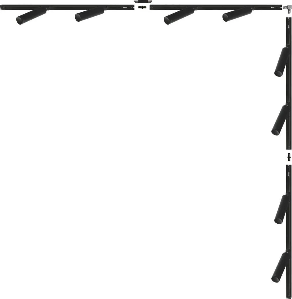 Éclairage modulable pour grandes pièces Kit 8 spots sur rail Zuma Line 3588