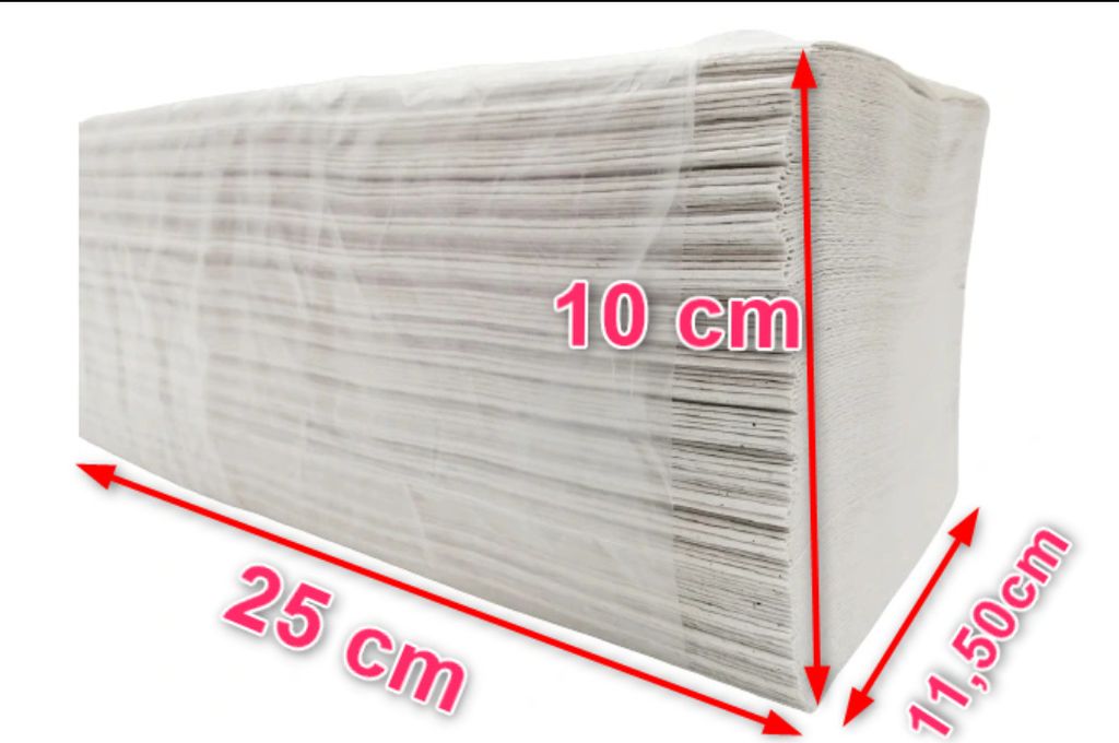 Papierhandtücher 2-lagig 3.200 Blatt Handtuchpapier 24x22cm weiß 
