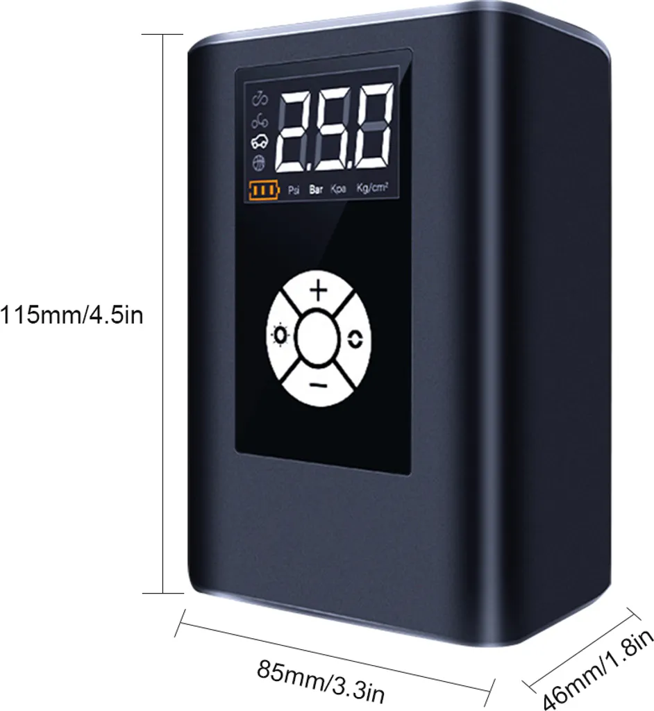 Pompe à Air Électrique 40L/min Multifonction avec Écran Digital