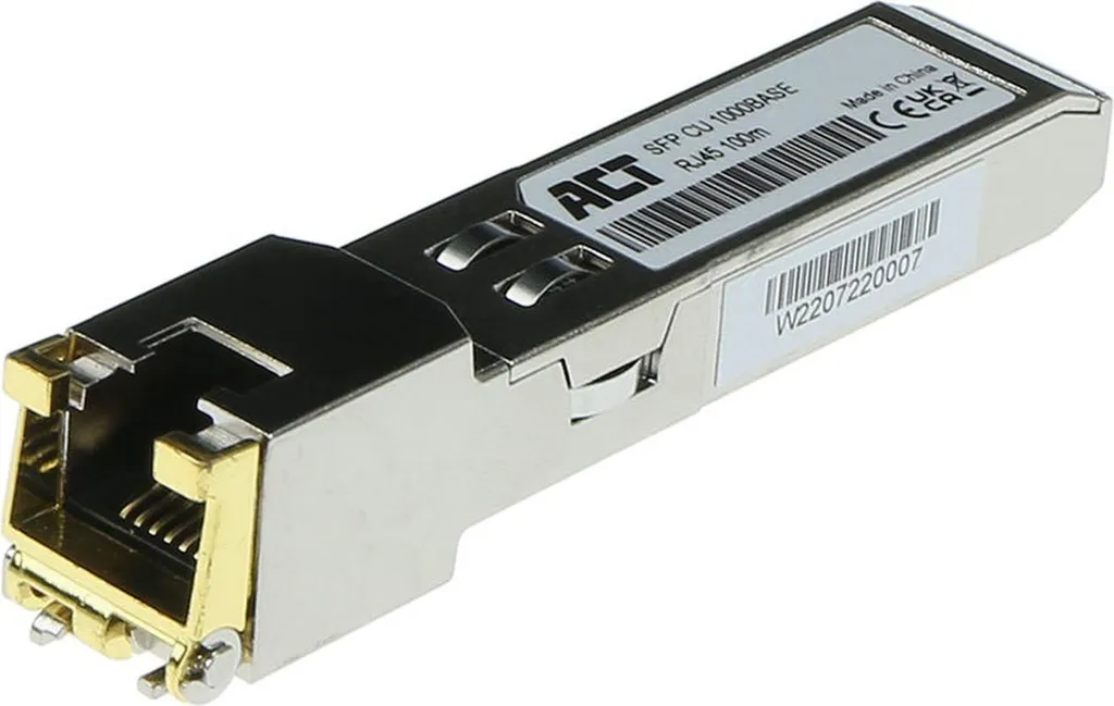 Module SFP Cuivre ACT TR0065 : Solution Gigabit pour Port SFP Vide