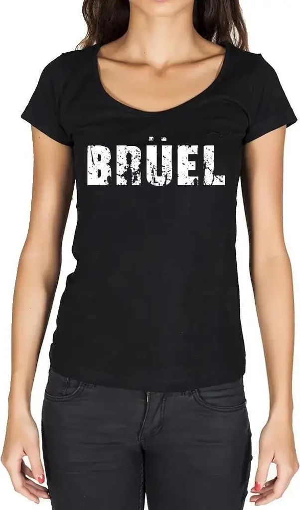 Damen Grafik T-Shirt Brüel Öko-Verantwortlich Vintage Jahrgang Kurzarm Lustige Druck Geburtstag Geschenk Frau