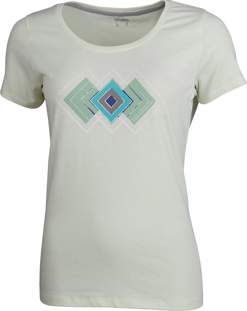 High Colorado Garda - Damen T-Shirt Freizeitshirt - 135191-1001 - hellgelb, Größe:40