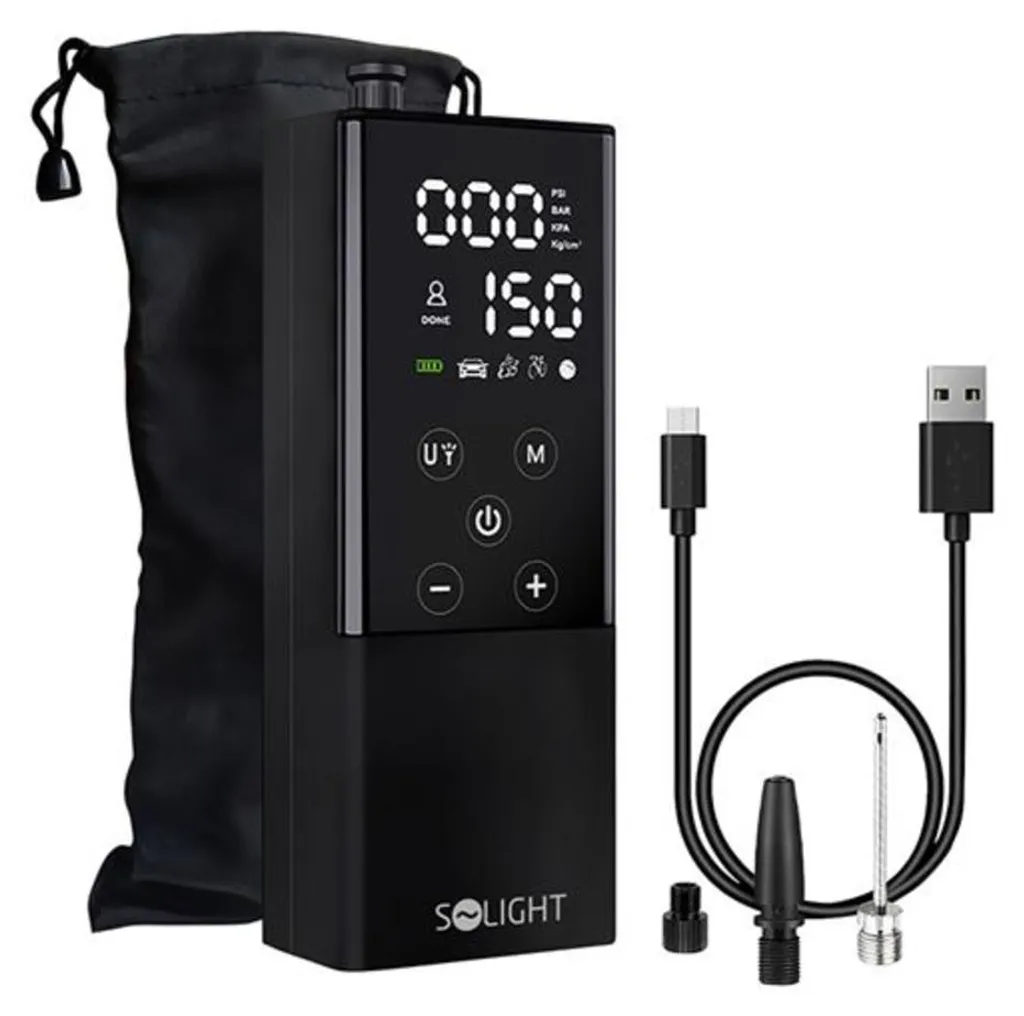 Compresseur Portable Rechargeable SOLIGHT PAP01 avec Écran LCD Précis - 2