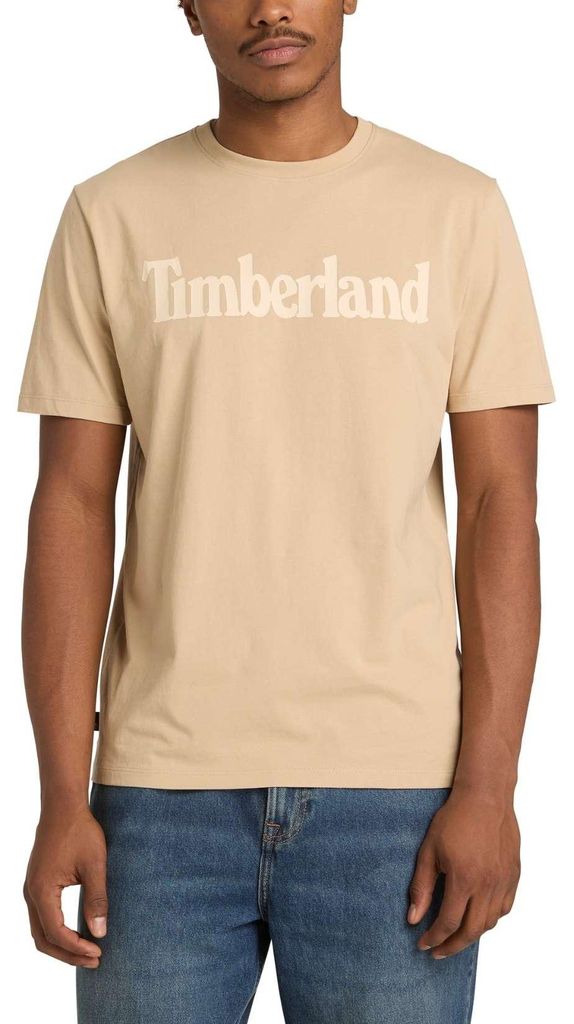 TIMBERLAND - Herren-T-Shirt mit linearem Logo - Größe S