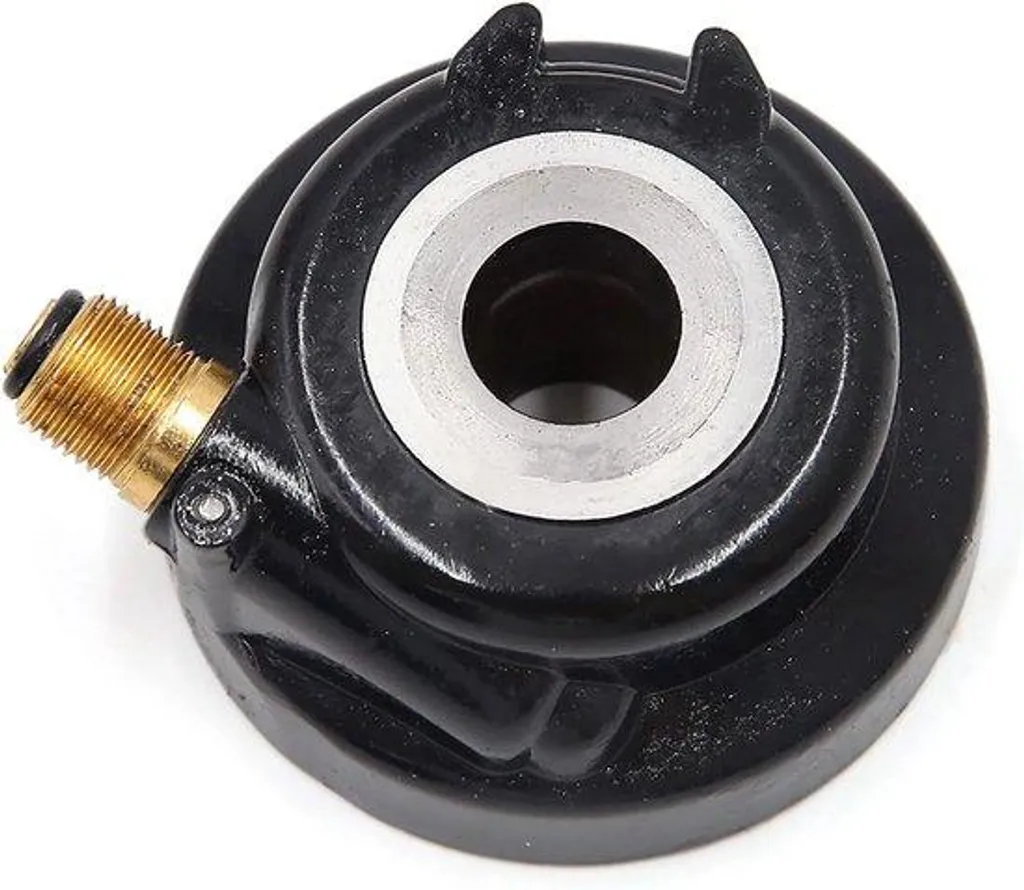 Roue avant moto noire : solution frein à disque et compteur intégrés