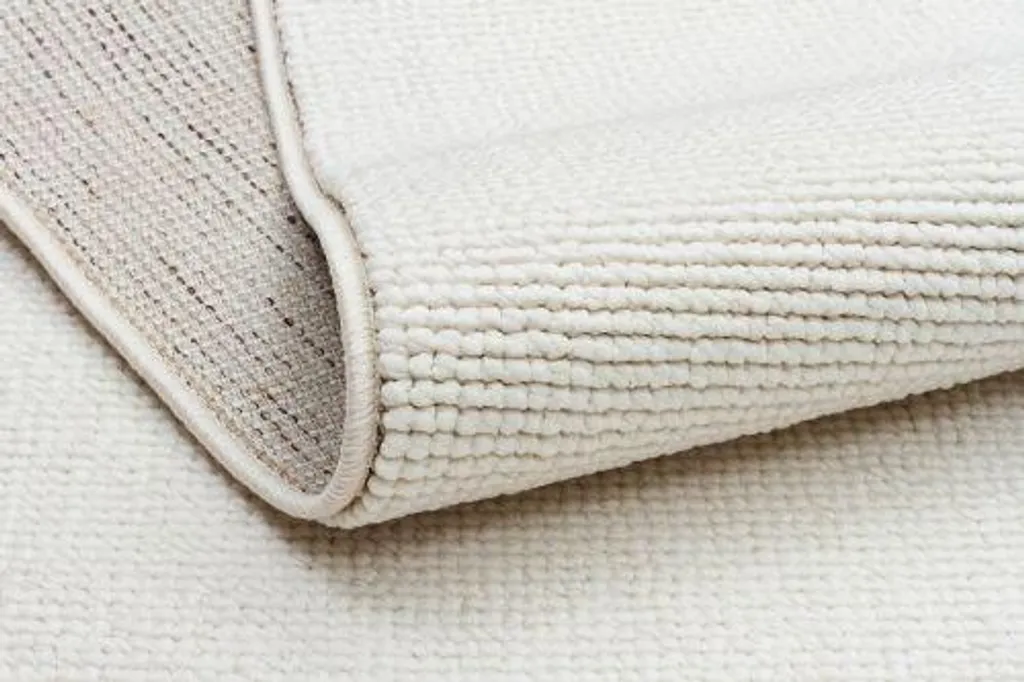 Oslo Blanc Uni 120x180 cm : Tapis de Salon Scandinave Moderne et Chic