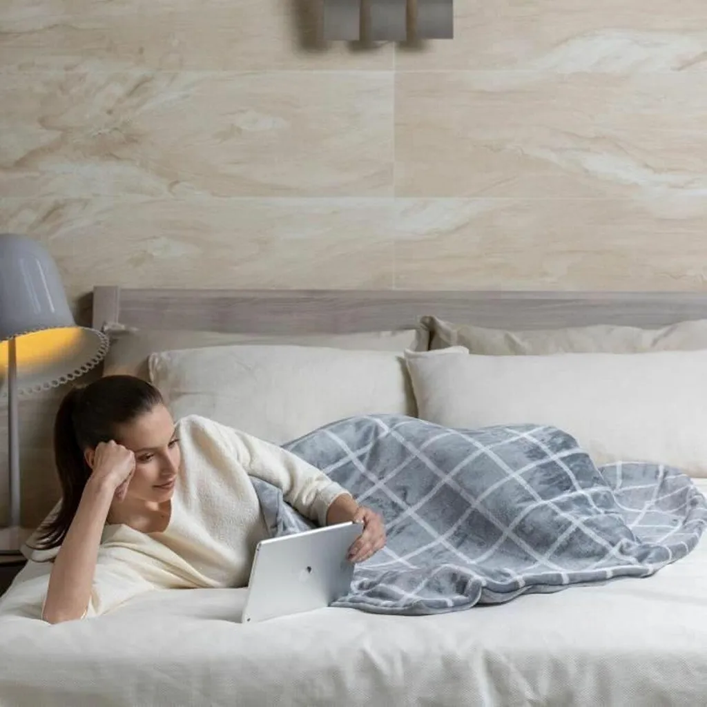 Chauffe-matelas électrique Imetec 16775 - Surmatelas chauffant bicolore - 5
