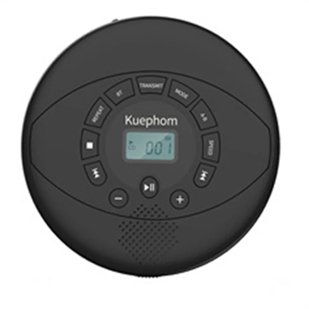 Lecteur CD Maison et Déplacement ZELURXX Bluetooth MP3 Format Compact