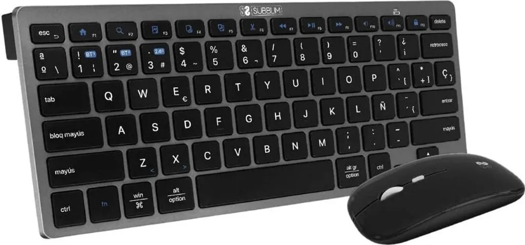 Dites adieu aux câbles : Combo Clavier Souris Subblim OCO020 Multi-Support - 4