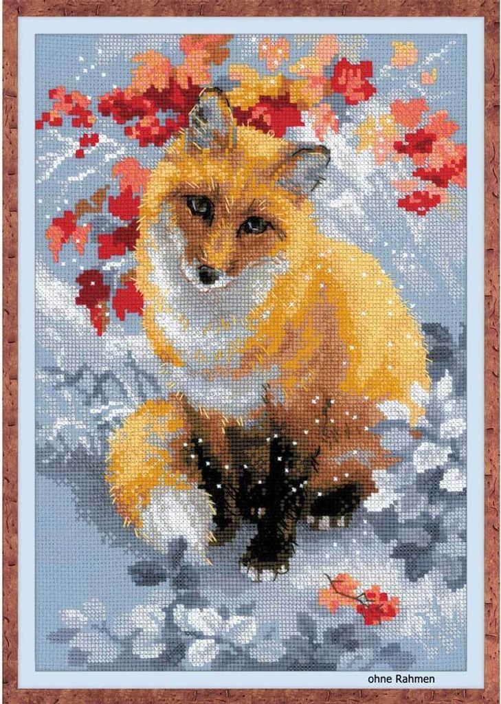 Kit punto croce Riolis Fox Immagine del prodotto 
