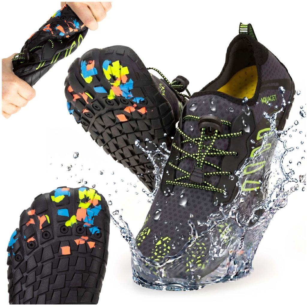 Aquaget® Wasserschuhe für Herren Gr. 43 – atmungsaktiv, Produktbild 