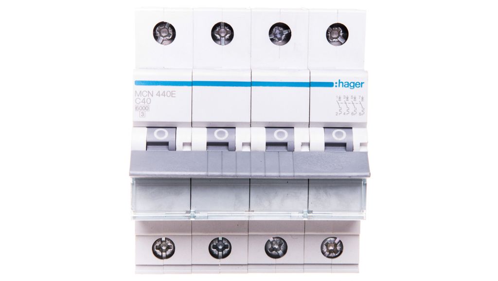 Interruttore 4P C 40A 6kA AC MCN440E Immagine del prodotto 