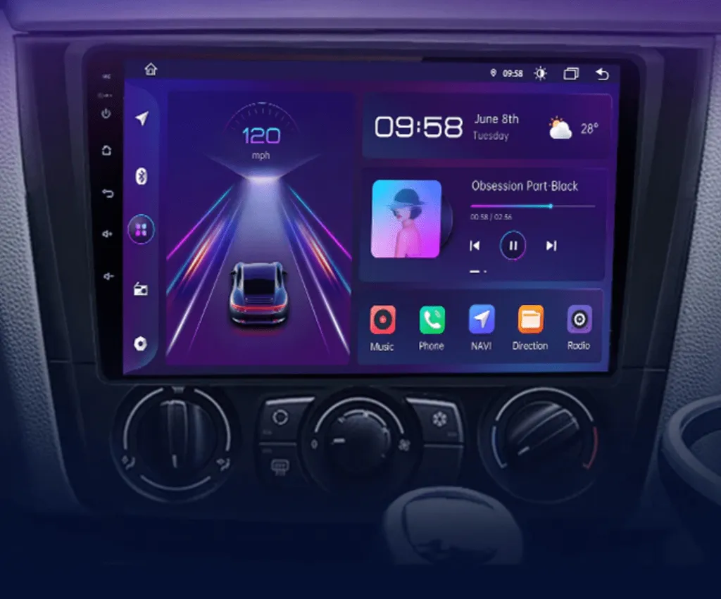 Junsun Autoradio Android BMW Série 1 E81 E82 E87 E88 avec Navigation GPS - 4