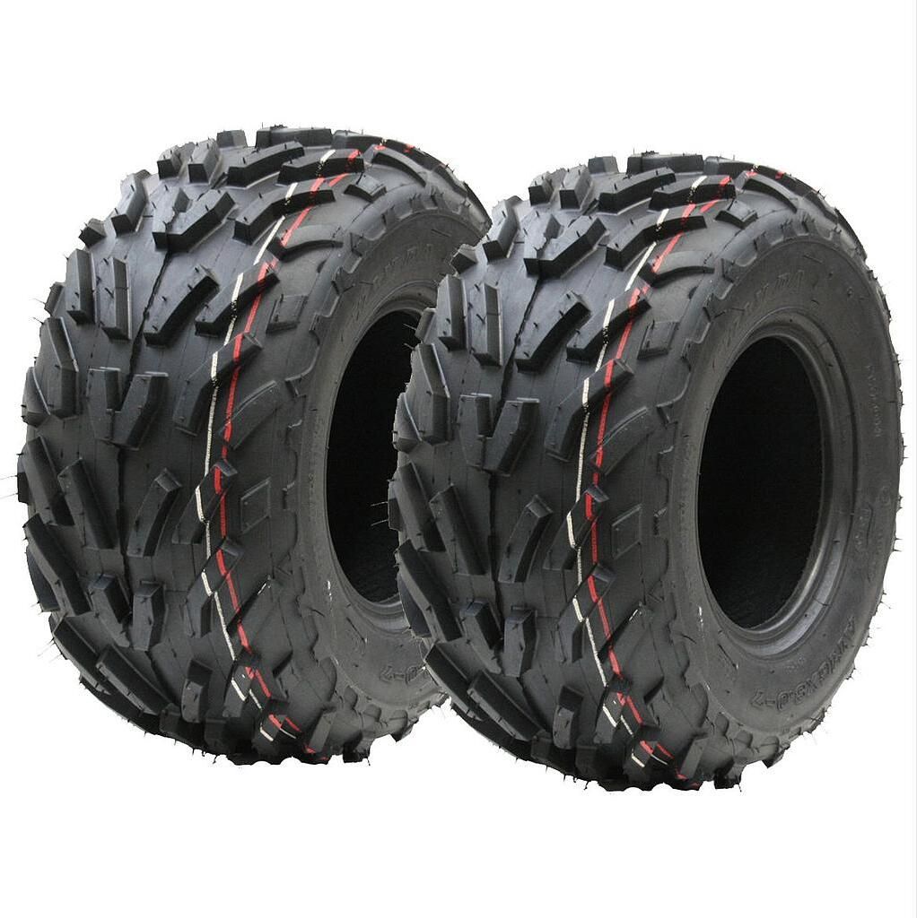 16 x 8.00-7 Quad ATV Reifen, 16 x 8-7 ATV E gekennzeichneter Reifen mit Straßenzulassung 7 Zoll, 2er Set
