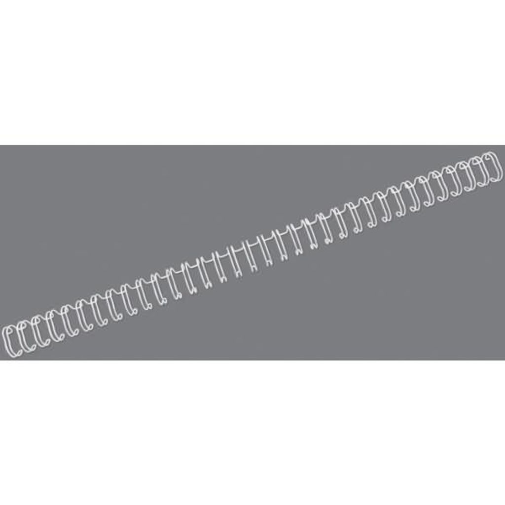 GBC Drahtbinderücken WireBind A4 34-Ringe 9,5 mm weiß 100 Stück